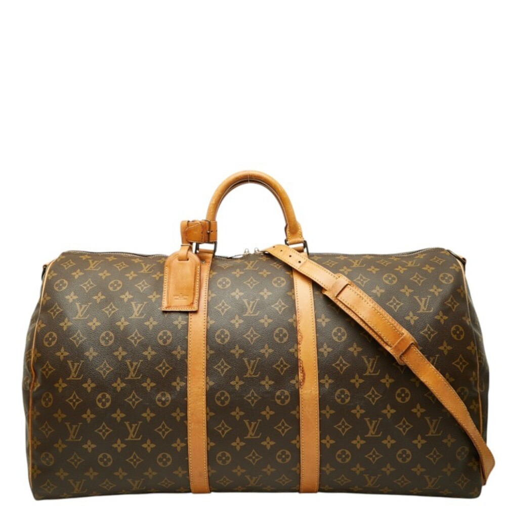 Louis Vuitton Monogram Keepall Bandoulière 60 Boston Bag Shoulder 2WAY M41412...